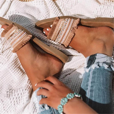 Sandalias y Chanclas Planas Talla Grande para Mujer - Image 7