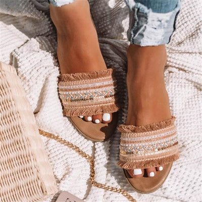 Sandalias y Chanclas Planas Talla Grande para Mujer - Image 12