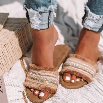 Sandalias y Chanclas Planas Talla Grande para Mujer - Image 3