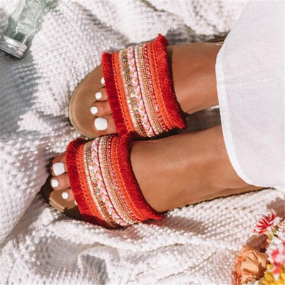 Sandalias y Chanclas Planas Talla Grande para Mujer - Image 4