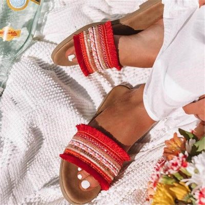 Sandalias y Chanclas Planas Talla Grande para Mujer - Image 6
