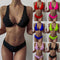 Bikini Deportivo con Armadura y Corte Floral para Mujer