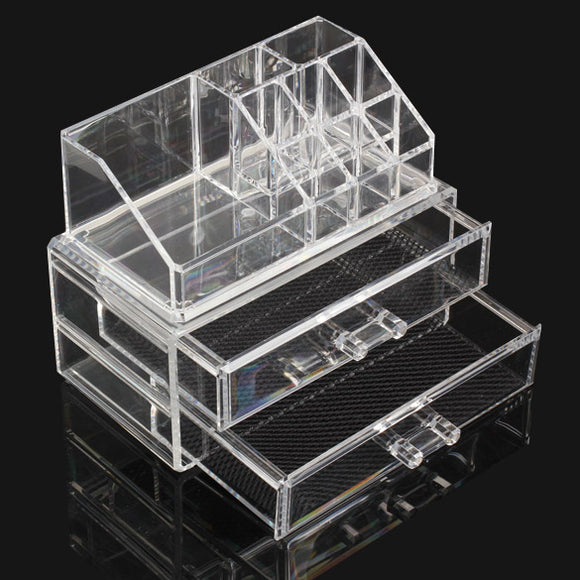 Organizador de Cosméticos con Cajones de Acrílico Transparente