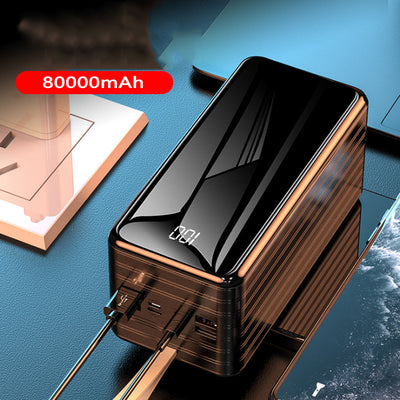 Batería Externa de 80,000 mAh con Carga Ultra Rápida de 4 Puertos - Image 2