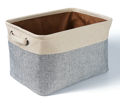 Canasta Plegable de Algodón y Lino Japonesa para Almacenamiento de Ropa - Image 6