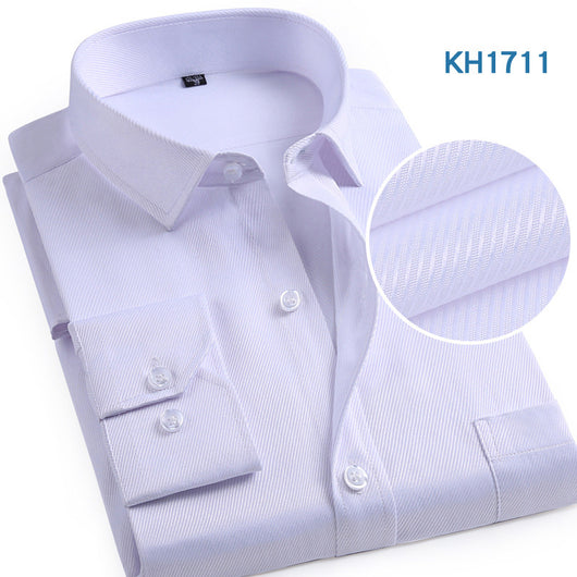 Camisa Formal de Manga Larga para Hombre - Estilo Business Casual - Image 7