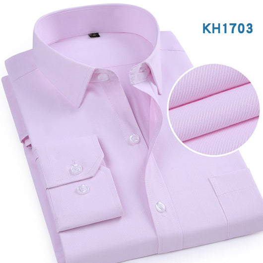 Camisa Formal de Manga Larga para Hombre - Estilo Business Casual - Image 4
