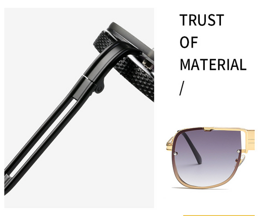 Gafas de Sol Metálicas Retro - Estilo Urbano y Elegancia Clásica - Image 15