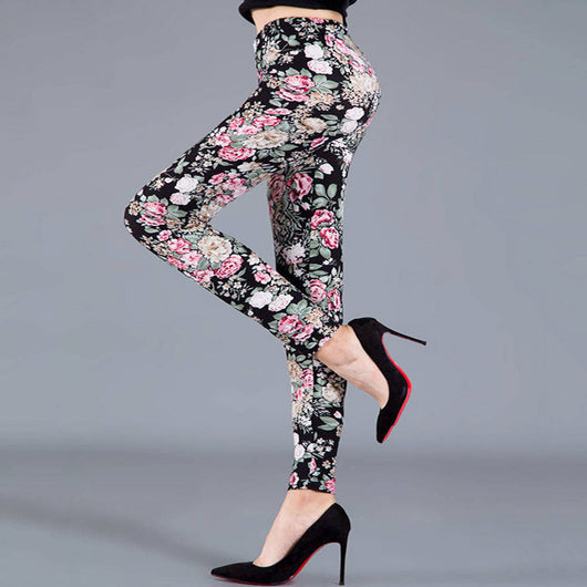 Leggins Deportivos Floreados para Mujer - Comodidad y Estilo para el Verano - Image 12
