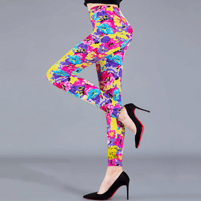 Leggins Deportivos Floreados para Mujer - Comodidad y Estilo para el Verano - Image 10