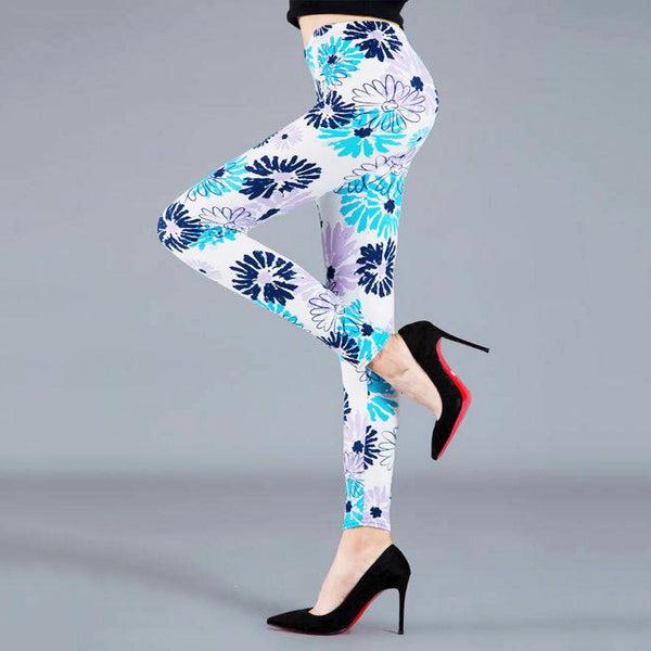 Leggins Deportivos Floreados para Mujer - Comodidad y Estilo para el Verano