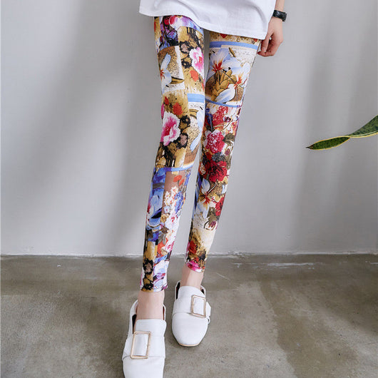 Leggins Deportivos Floreados para Mujer - Comodidad y Estilo para el Verano - Image 4
