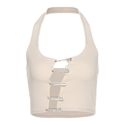 Chaleco Halter Hueco Ajustado para Mujer - Diseño Sexy - Image 9
