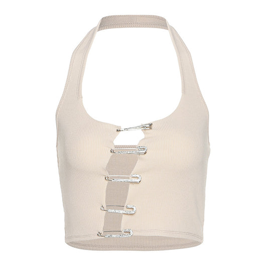 Chaleco Halter Hueco Ajustado para Mujer - Diseño Sexy - Image 9