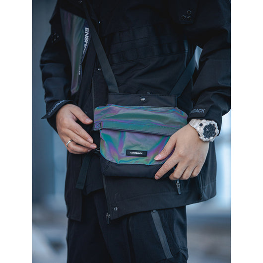 Bolsa Mensajera Reflectante Multicolor con Estilo Funcional - Image 6