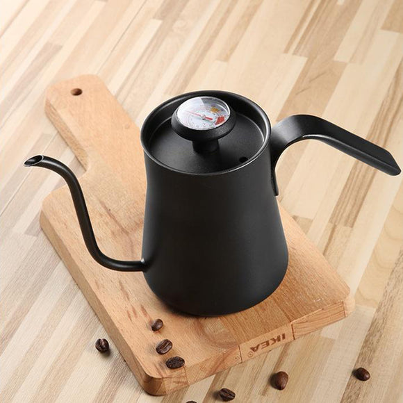 Cafetera de Acero Inoxidable 304 con Termómetro Integrado