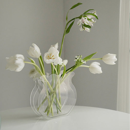 Jarrón Decorativo para Plantas Acuáticas con Efecto Cromático