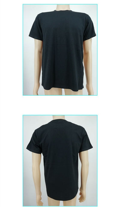 Camiseta Suelta con Estampado de Letras - Cuello Redondo Manga Corta Unisex - Image 4