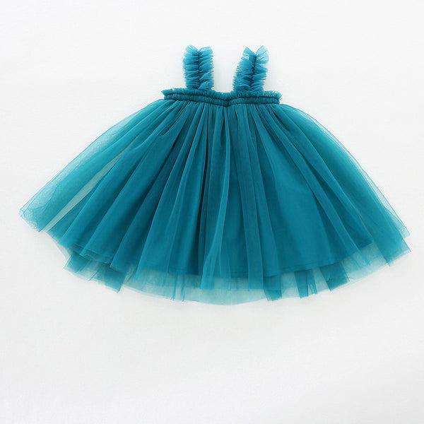 Vestido Tutú Princesa para Bebé con Orejas de Madera y Tul Delicado
