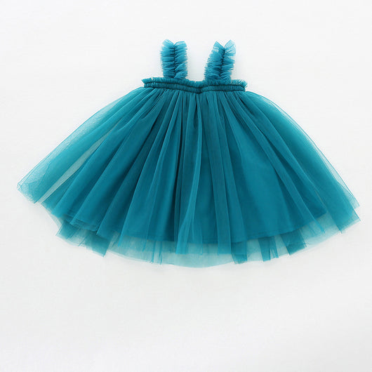Vestido Tutú Princesa para Bebé con Orejas de Madera y Tul Delicado