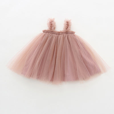 Vestido Tutú Princesa para Bebé con Orejas de Madera y Tul Delicado - Image 2