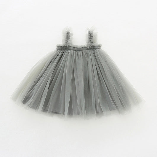 Vestido Tutú Princesa para Bebé con Orejas de Madera y Tul Delicado - Image 4