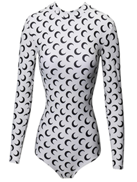 Traje de Baño Enterizo Triangular con Mangas Largas Protección Solar - Image 5