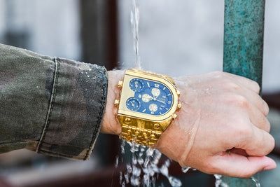 Reloj Multifuncional Hombre Calendario Espiral Acero Inoxidable Cuarzo Resistente al Agua - Image 8