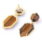Aretes de Cristal Natural Minimalistas