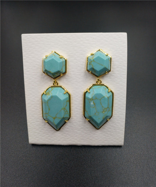 Aretes de Cristal Natural Minimalistas - Image 3