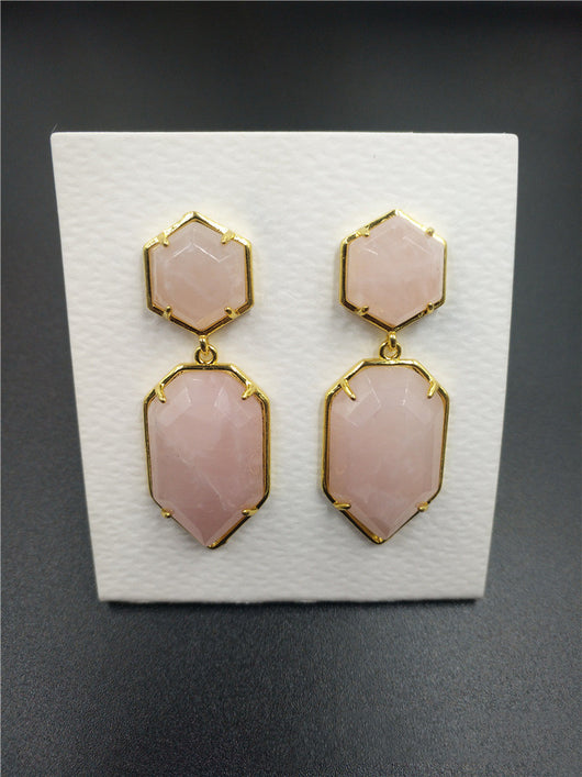 Aretes de Cristal Natural Minimalistas - Image 5