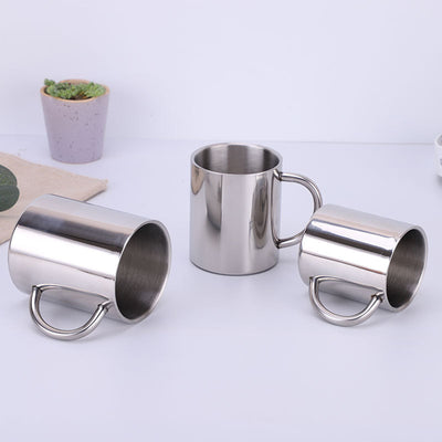 Taza Térmica de Doble Pared Acero Inoxidable con Asa Aislante para Camping - Image 9