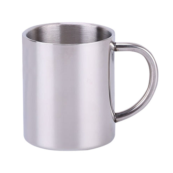 Taza Térmica de Doble Pared Acero Inoxidable con Asa Aislante para Camping