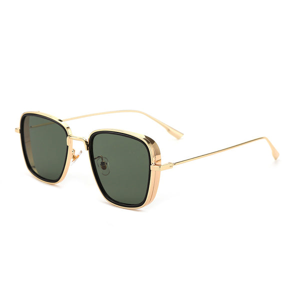 Gafas de Sol Cuadradas Irregulares con Marco Grueso - Tendencia Net Red