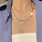 Collar con Colgante de Perla Amor Cadena Simple