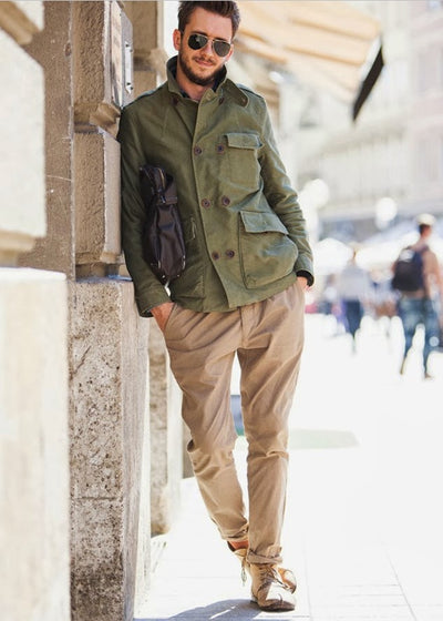 Chaqueta Casual con Cuello de Pie y Bolsillo para Hombre - Image 5