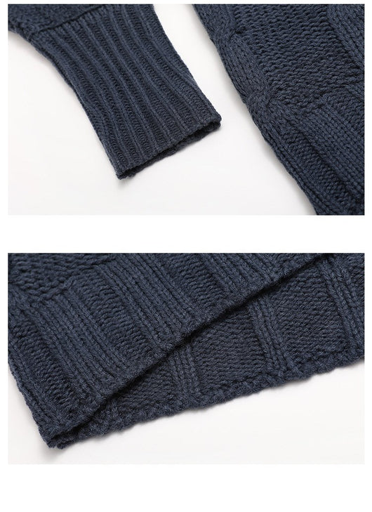 Suéter Cuello Alto Holgado con Mangas Murciélago para Mujer - Image 9