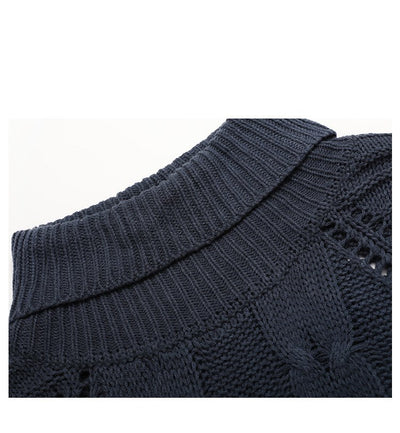 Suéter Cuello Alto Holgado con Mangas Murciélago para Mujer - Image 15