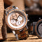 Reloj de Cuarzo con Caja de Madera Natural