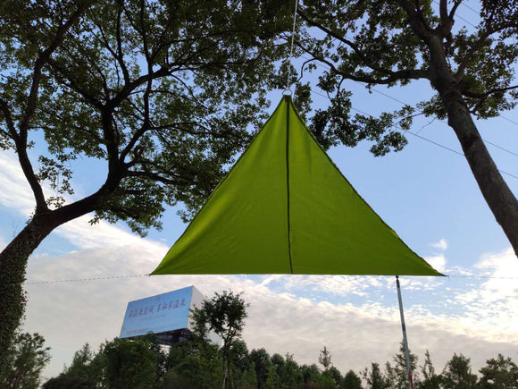 Toldo Triangular Impermeable para Camping, Playa y Jardín