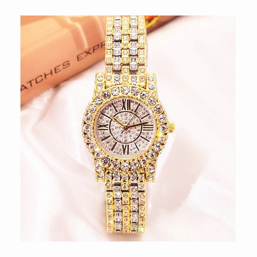 Reloj Pulsera Mujer con Cristales Brillantes y Cierre Impermeable - Image 9