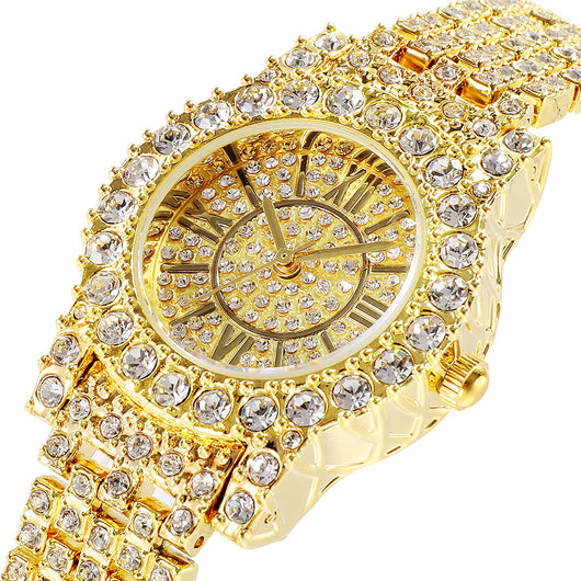 Reloj Pulsera Mujer con Cristales Brillantes y Cierre Impermeable - Image 2