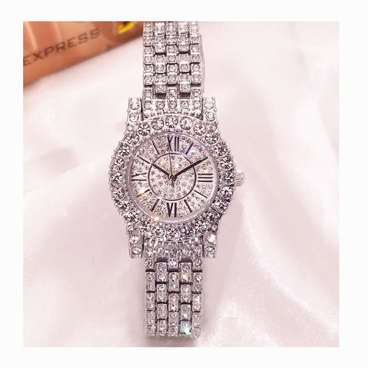 Reloj Pulsera Mujer con Cristales Brillantes y Cierre Impermeable - Image 5
