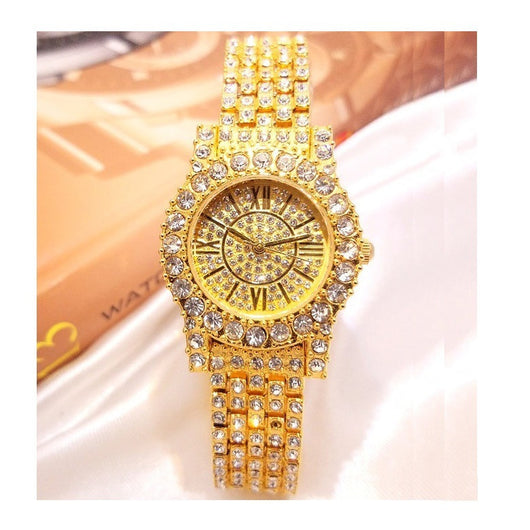 Reloj Pulsera Mujer con Cristales Brillantes y Cierre Impermeable - Image 4