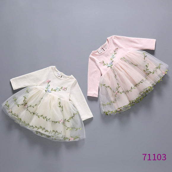 Vestidos Princesa de Manga Larga para Niñas - Diseño Elegante y Cómodo