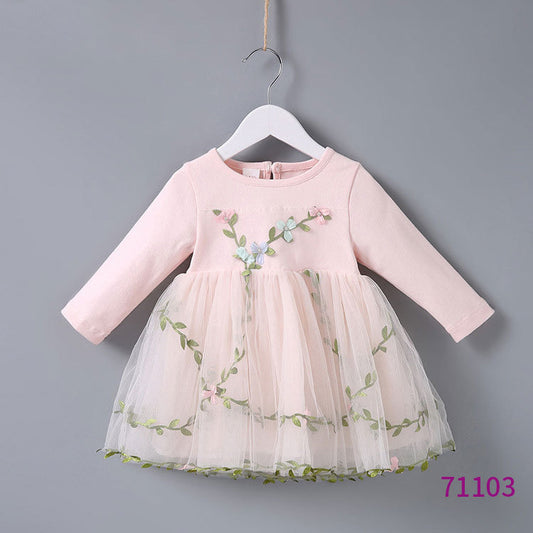 Vestidos Princesa de Manga Larga para Niñas - Diseño Elegante y Cómodo