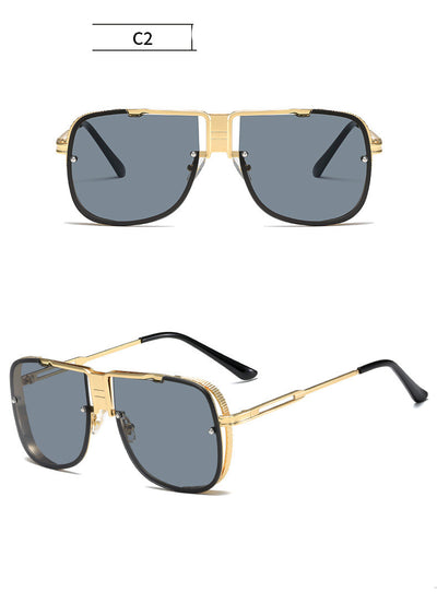 Gafas de Sol Metálicas Retro - Estilo Urbano y Elegancia Clásica - Image 3