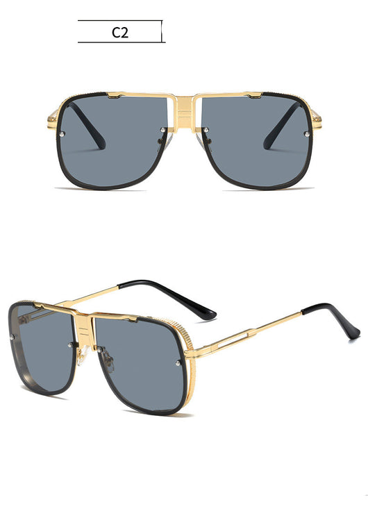 Gafas de Sol Metálicas Retro - Estilo Urbano y Elegancia Clásica - Image 3