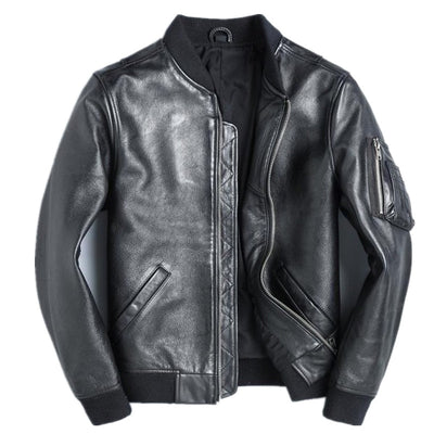 Uniforme de Béisbol Corto en Cuero Negro para Hombre - Image 6