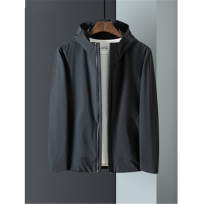 Chaqueta con Capucha Hombre Casual Ejecutivo Primavera Otoño - Image 7